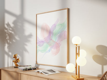 Pastel Ethereal Watercolor | Abstract Art Print