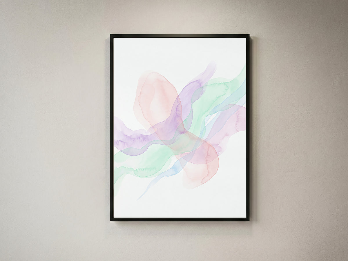 Pastel Ethereal Watercolor | Abstract Art Print