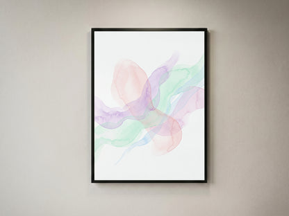 Pastel Ethereal Watercolor | Abstract Art Print