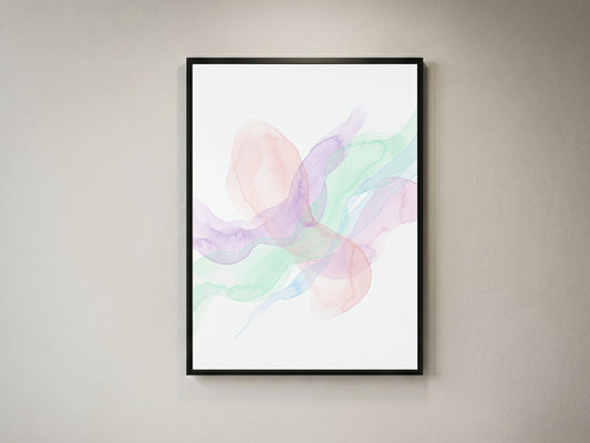Pastel Ethereal Watercolor | Abstract Art Print