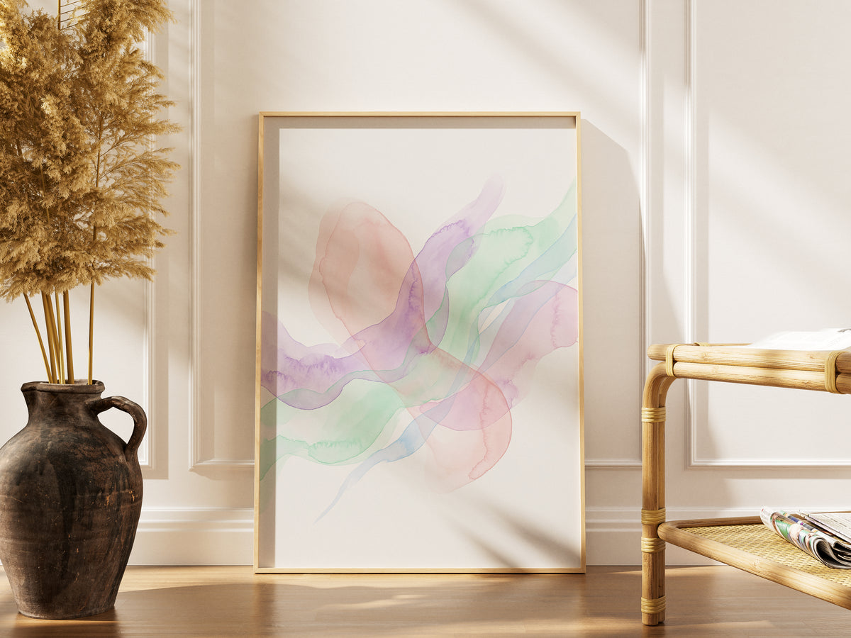 Pastel Ethereal Watercolor | Abstract Art Print
