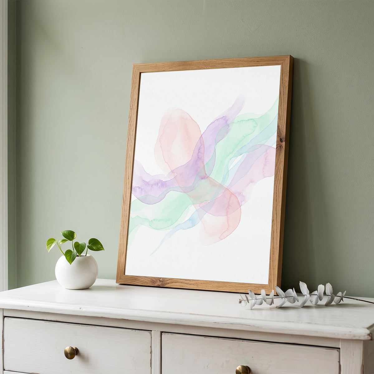 Pastel Ethereal Watercolor | Abstract Art Print