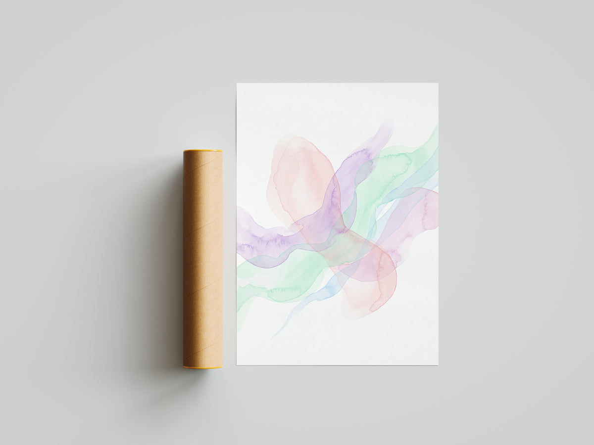 Pastel Ethereal Watercolor | Abstract Art Print