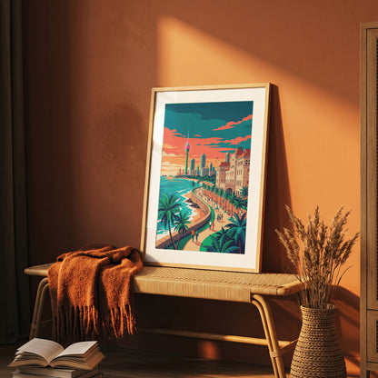 Jaffna Dutch Fort Travel Poster - Coastal Sri Lanka Wall Art
