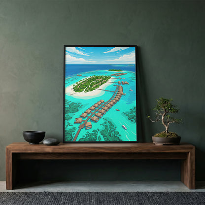 Sigiriya Lion Rock Travel Poster - Sri Lanka Ancient Fortress