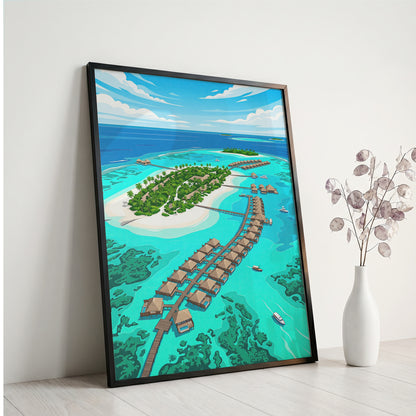 Sigiriya Lion Rock Travel Poster - Sri Lanka Ancient Fortress