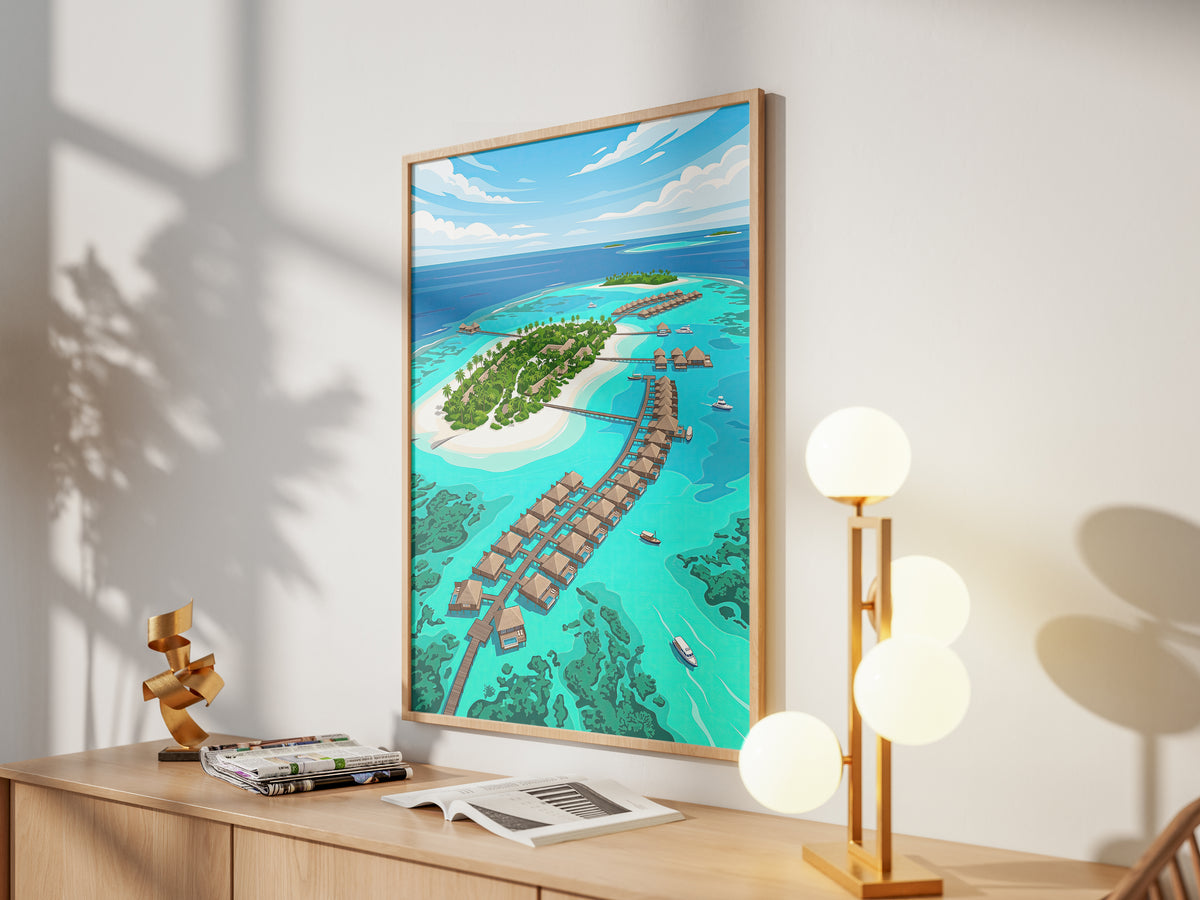Sigiriya Lion Rock Travel Poster - Sri Lanka Ancient Fortress