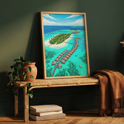 Sigiriya Lion Rock Travel Poster - Sri Lanka Ancient Fortress