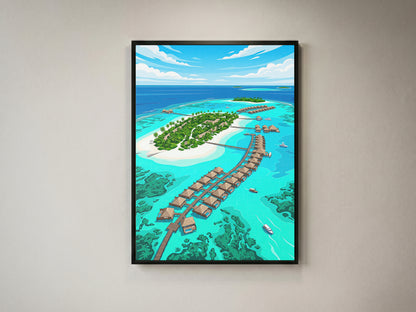 Sigiriya Lion Rock Travel Poster - Sri Lanka Ancient Fortress
