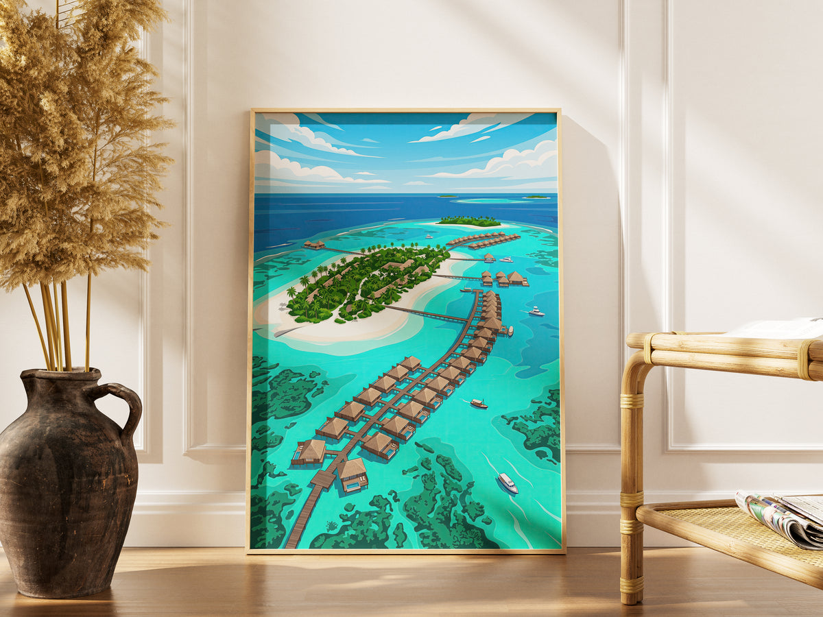 Sigiriya Lion Rock Travel Poster - Sri Lanka Ancient Fortress