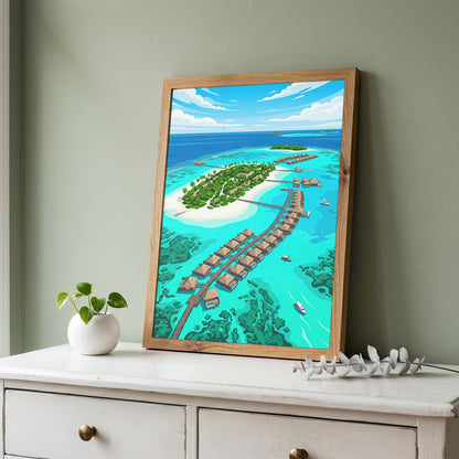 Sigiriya Lion Rock Travel Poster - Sri Lanka Ancient Fortress