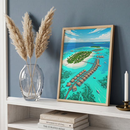 Sigiriya Lion Rock Travel Poster - Sri Lanka Ancient Fortress