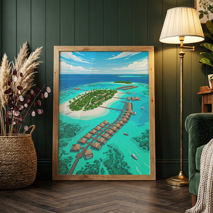 Sigiriya Lion Rock Travel Poster - Sri Lanka Ancient Fortress