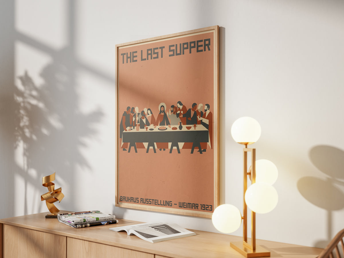 The Last Supper Bauhaus Exhibition Poster - Weimar 1923