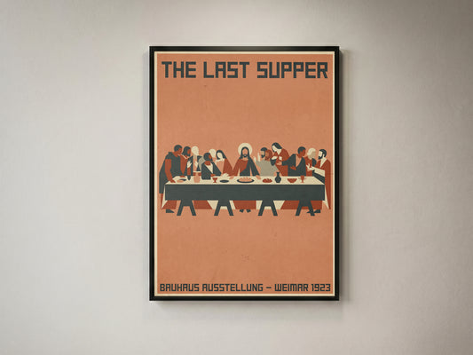 The Last Supper Bauhaus Exhibition Poster - Weimar 1923