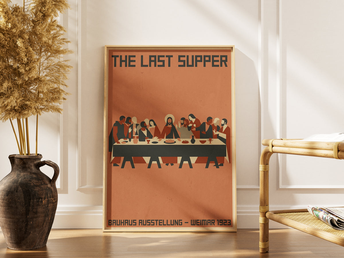The Last Supper Bauhaus Exhibition Poster - Weimar 1923