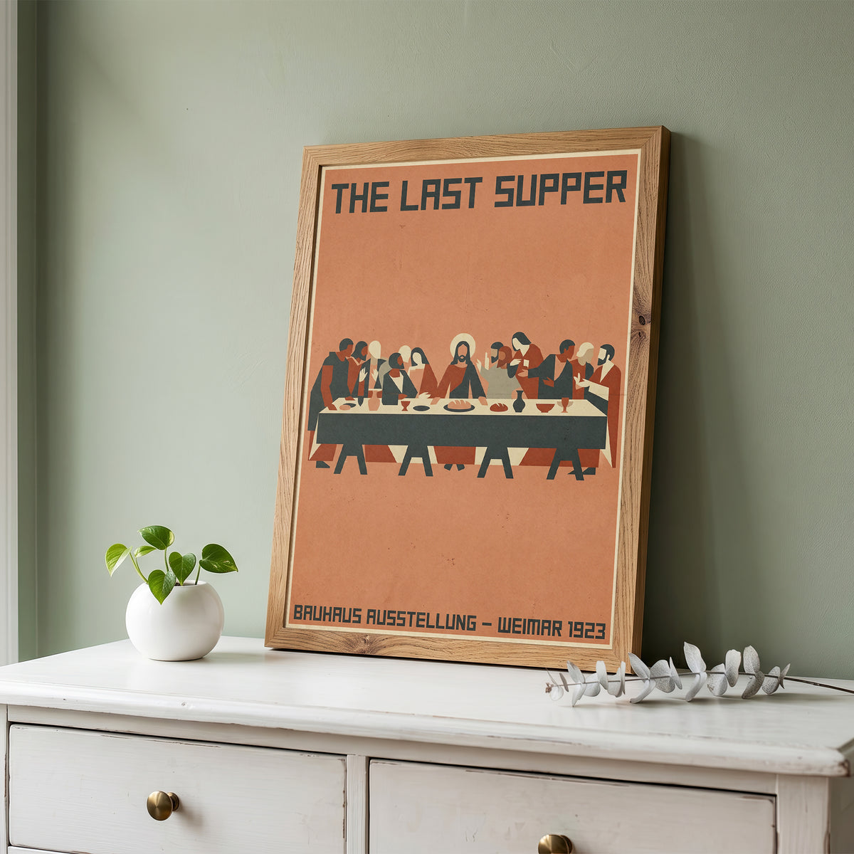 The Last Supper Bauhaus Exhibition Poster - Weimar 1923