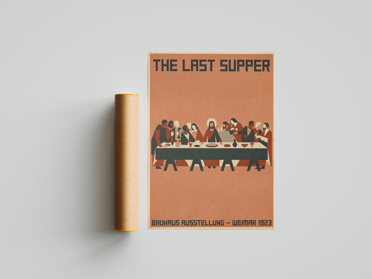 The Last Supper Bauhaus Exhibition Poster - Weimar 1923
