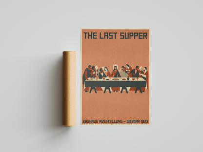 The Last Supper Bauhaus Exhibition Poster - Weimar 1923