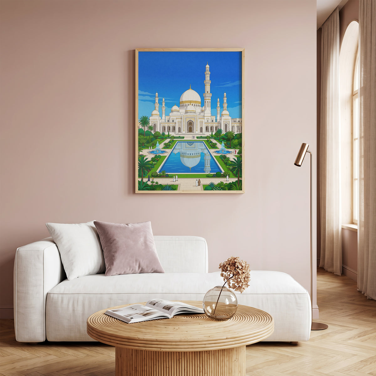 Sheikh Zayed Grand Mosque Abu Dhabi Art Print