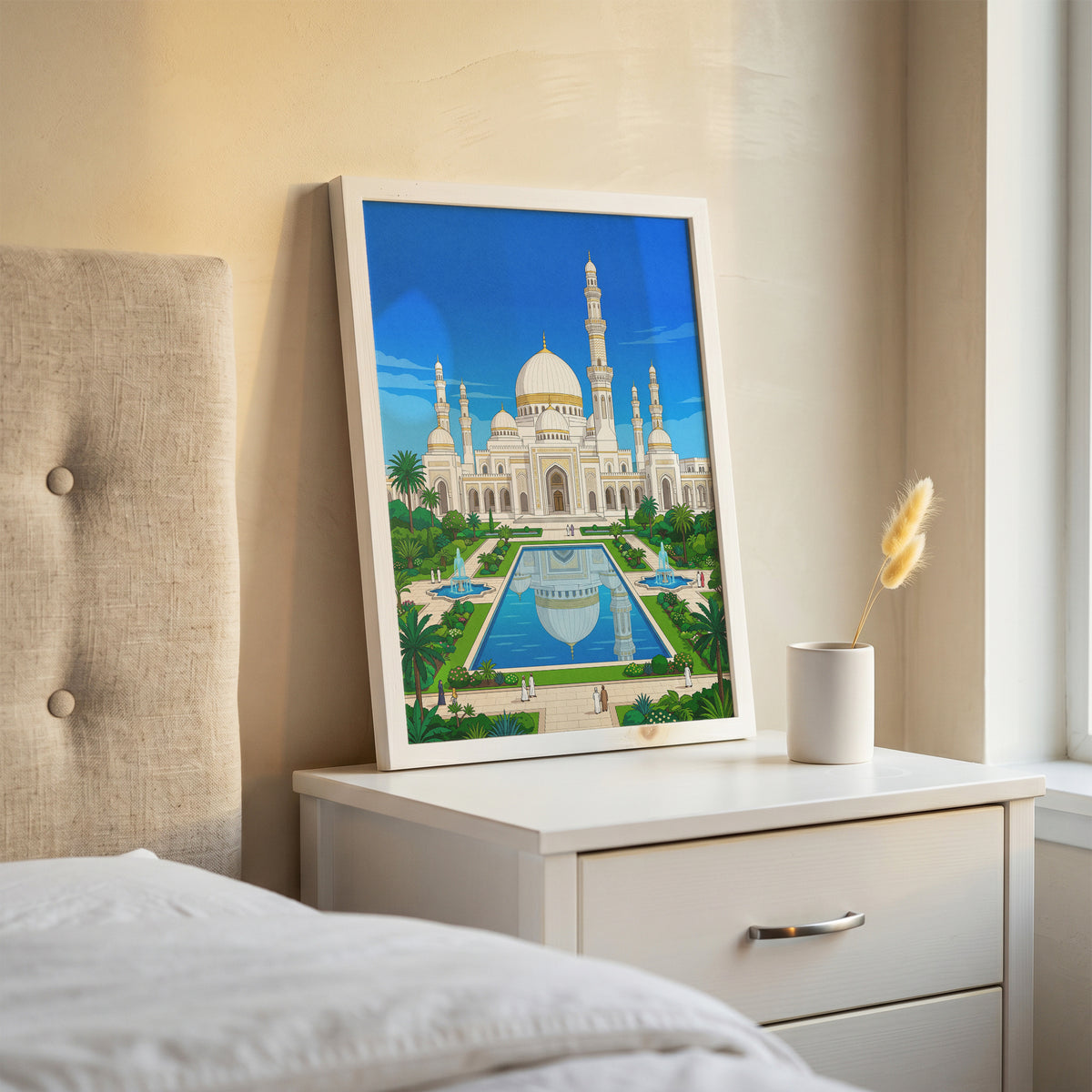 Sheikh Zayed Grand Mosque Abu Dhabi Art Print