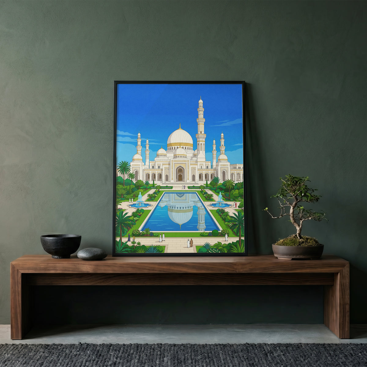Sheikh Zayed Grand Mosque Abu Dhabi Art Print
