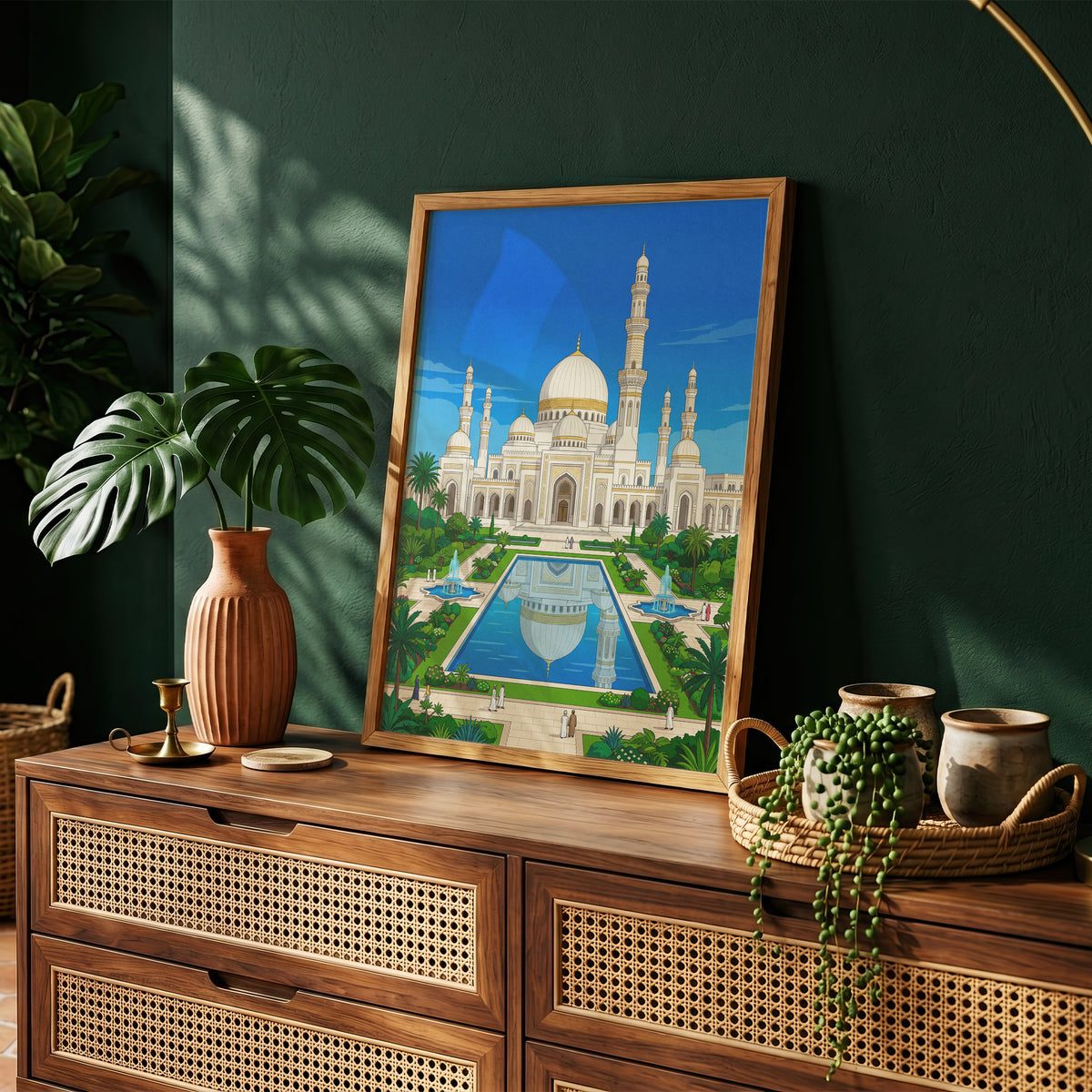 Sheikh Zayed Grand Mosque Abu Dhabi Art Print