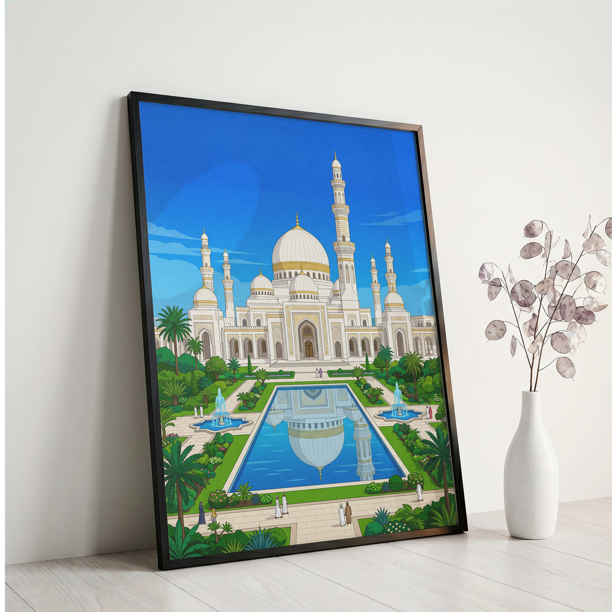 Sheikh Zayed Grand Mosque Abu Dhabi Art Print