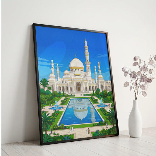 Sheikh Zayed Grand Mosque Abu Dhabi Art Print