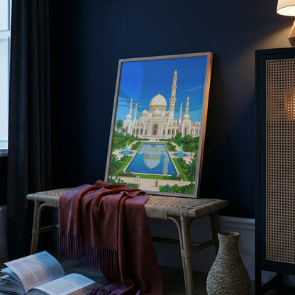 Sheikh Zayed Grand Mosque Abu Dhabi Art Print