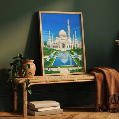 Sheikh Zayed Grand Mosque Abu Dhabi Art Print