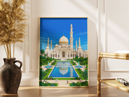 Sheikh Zayed Grand Mosque Abu Dhabi Art Print