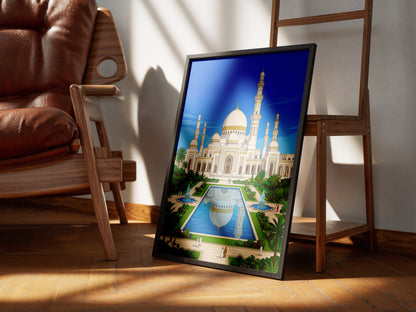 Sheikh Zayed Grand Mosque Abu Dhabi Art Print