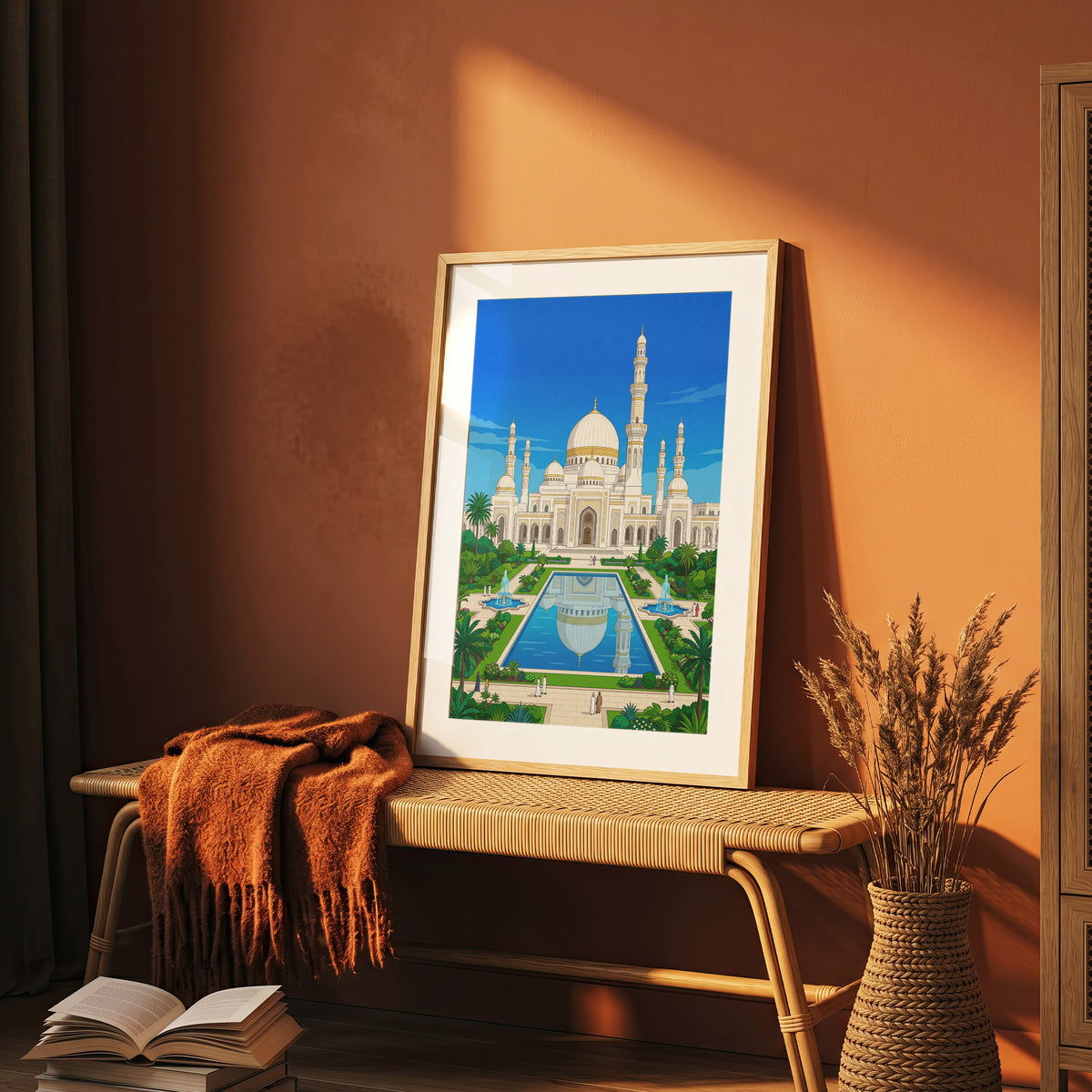 Sheikh Zayed Grand Mosque Abu Dhabi Art Print