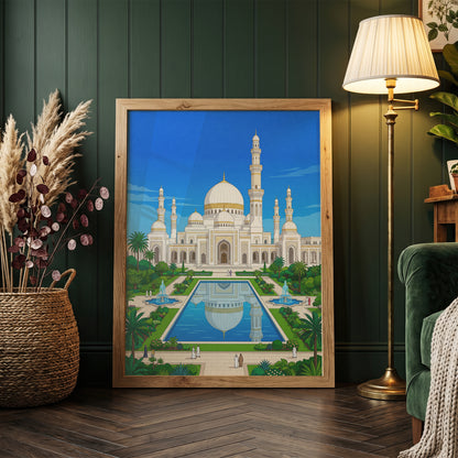 Sheikh Zayed Grand Mosque Abu Dhabi Art Print