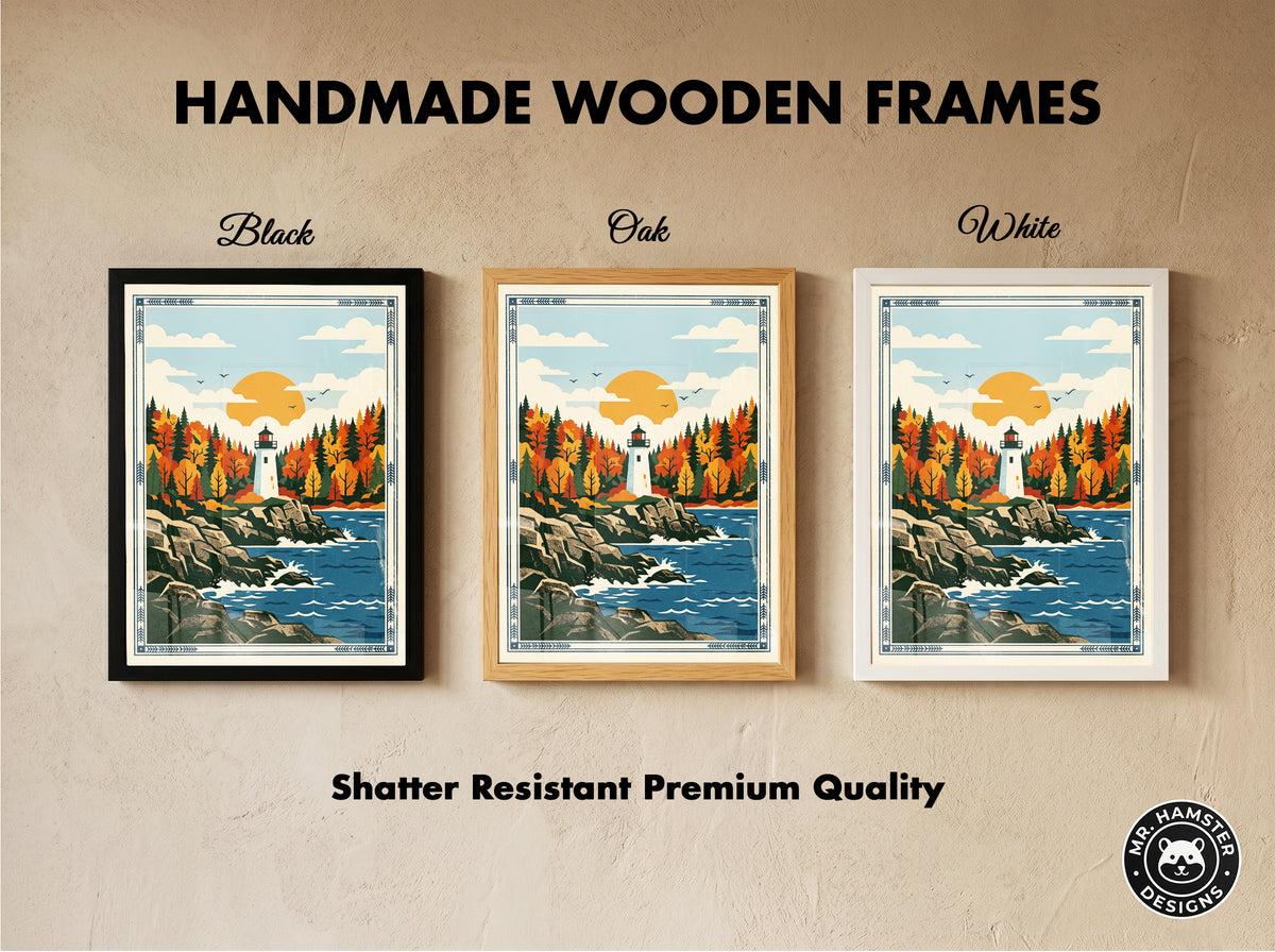 Acadia National Park Maine Lighthouse Art Print