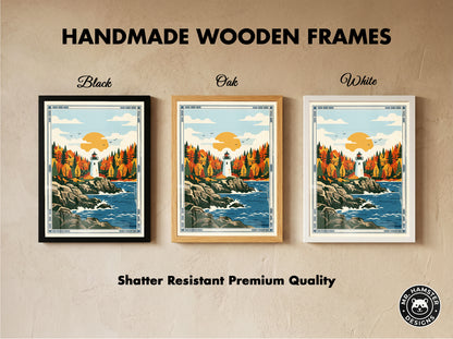 Acadia National Park Maine Lighthouse Art Print