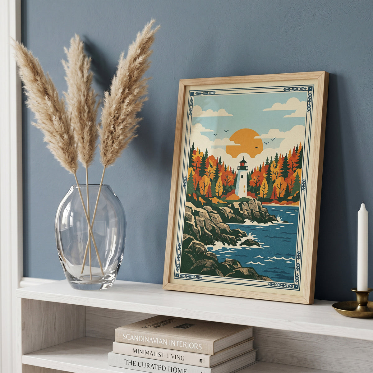 Acadia National Park Maine Lighthouse Art Print