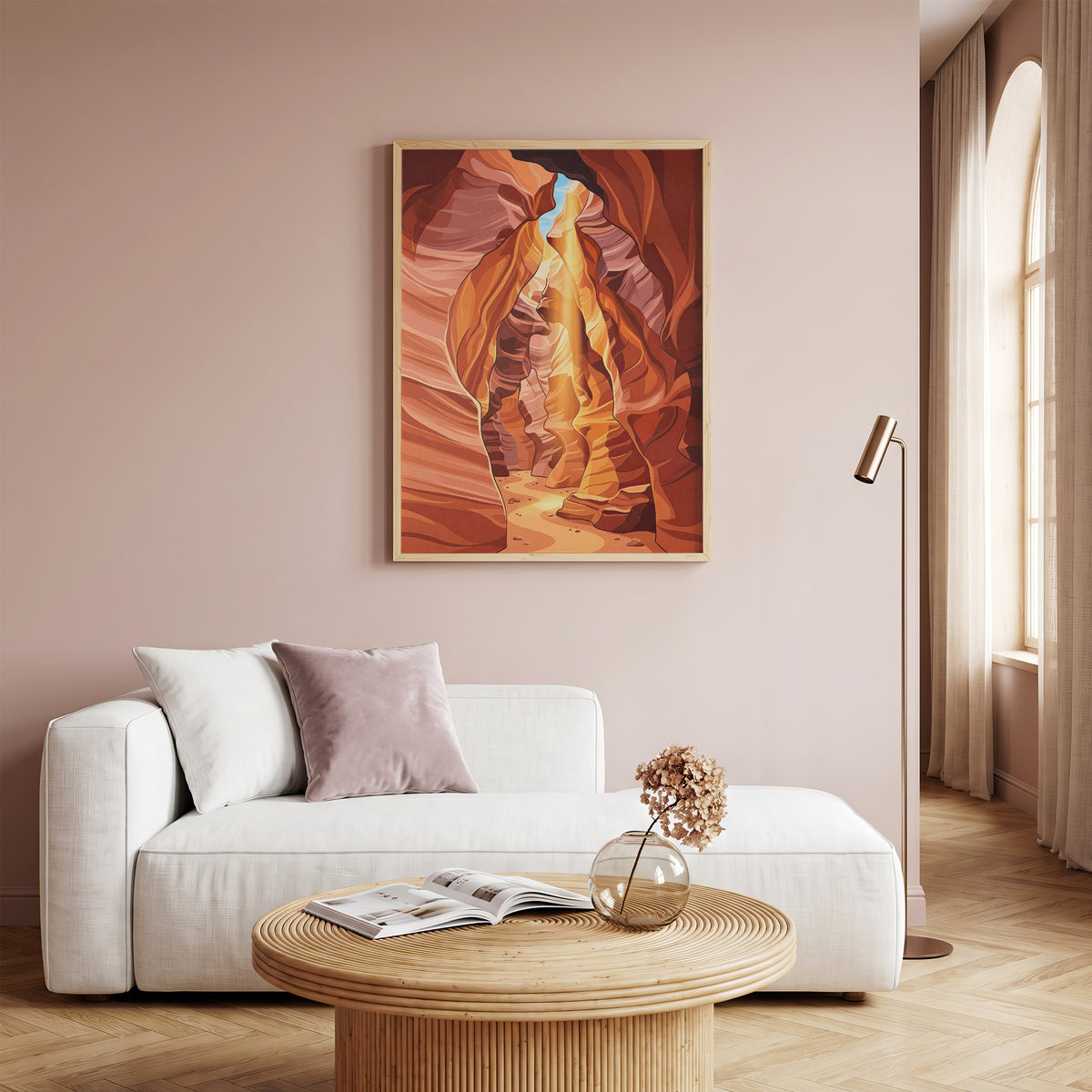 Antelope Canyon Arizona Sandstone Slot Canyon Art Print