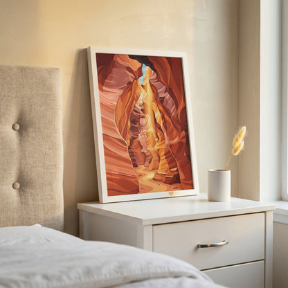 Antelope Canyon Arizona Sandstone Slot Canyon Art Print