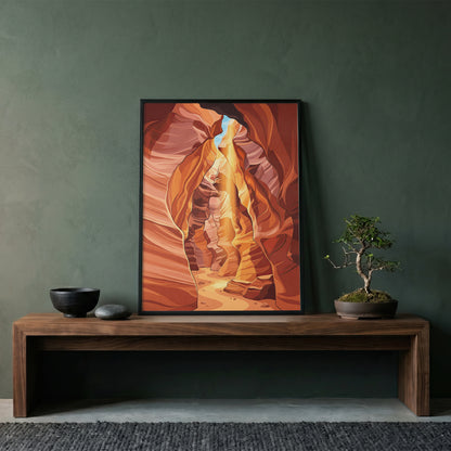 Antelope Canyon Arizona Sandstone Slot Canyon Art Print