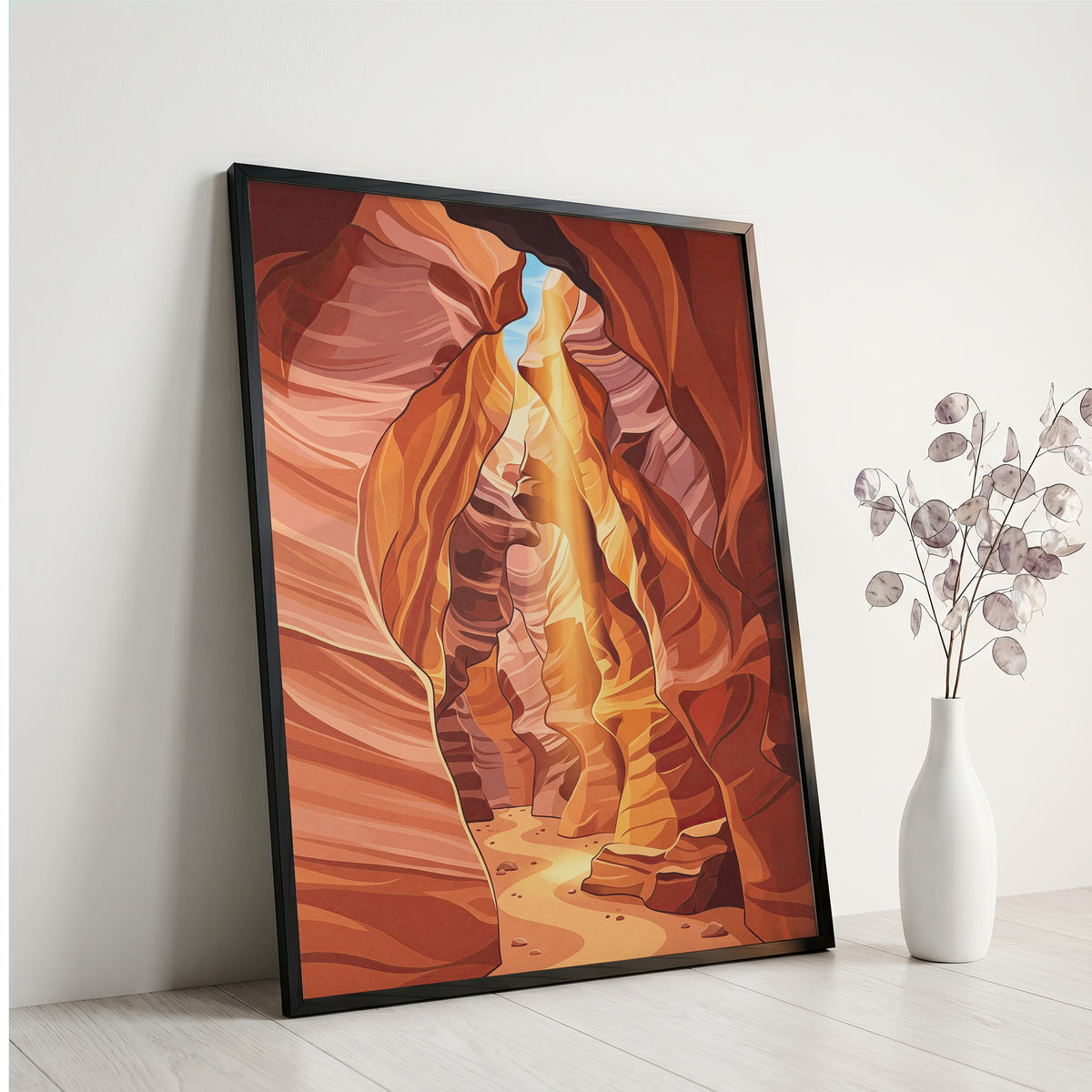 Antelope Canyon Arizona Sandstone Slot Canyon Art Print