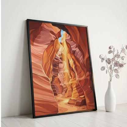Antelope Canyon Arizona Sandstone Slot Canyon Art Print