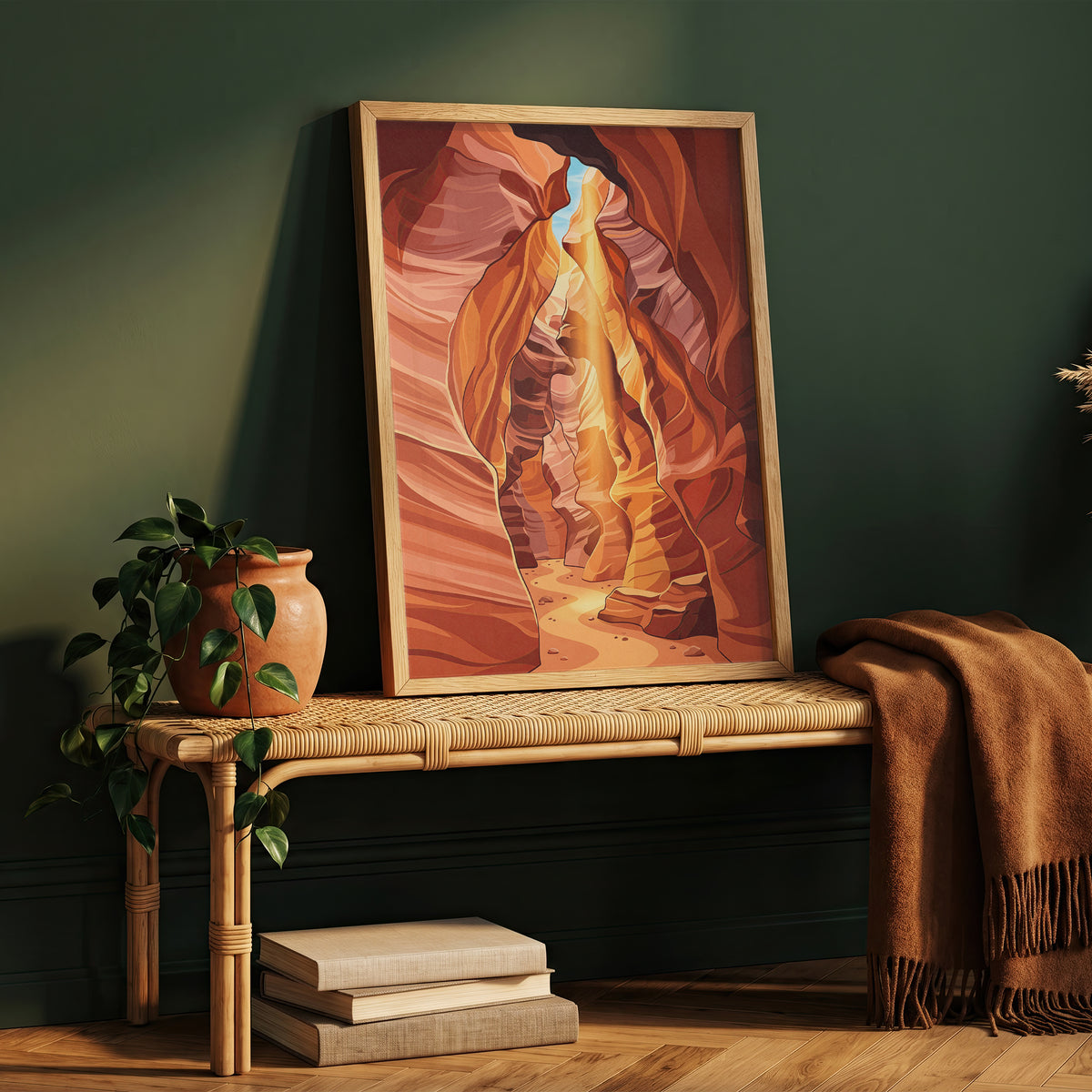 Antelope Canyon Arizona Sandstone Slot Canyon Art Print