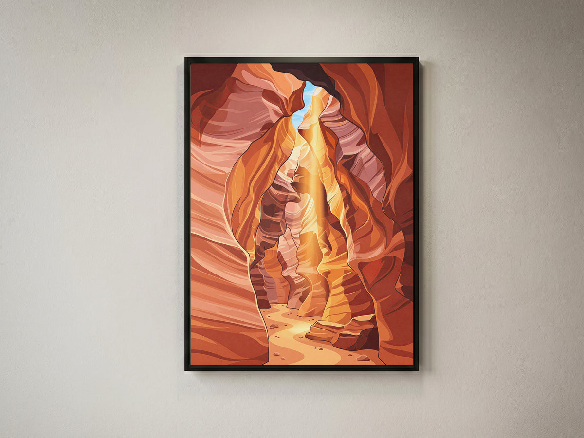 Antelope Canyon Arizona Sandstone Slot Canyon Art Print