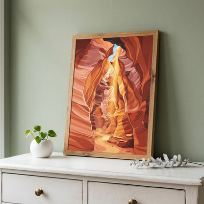 Antelope Canyon Arizona Sandstone Slot Canyon Art Print