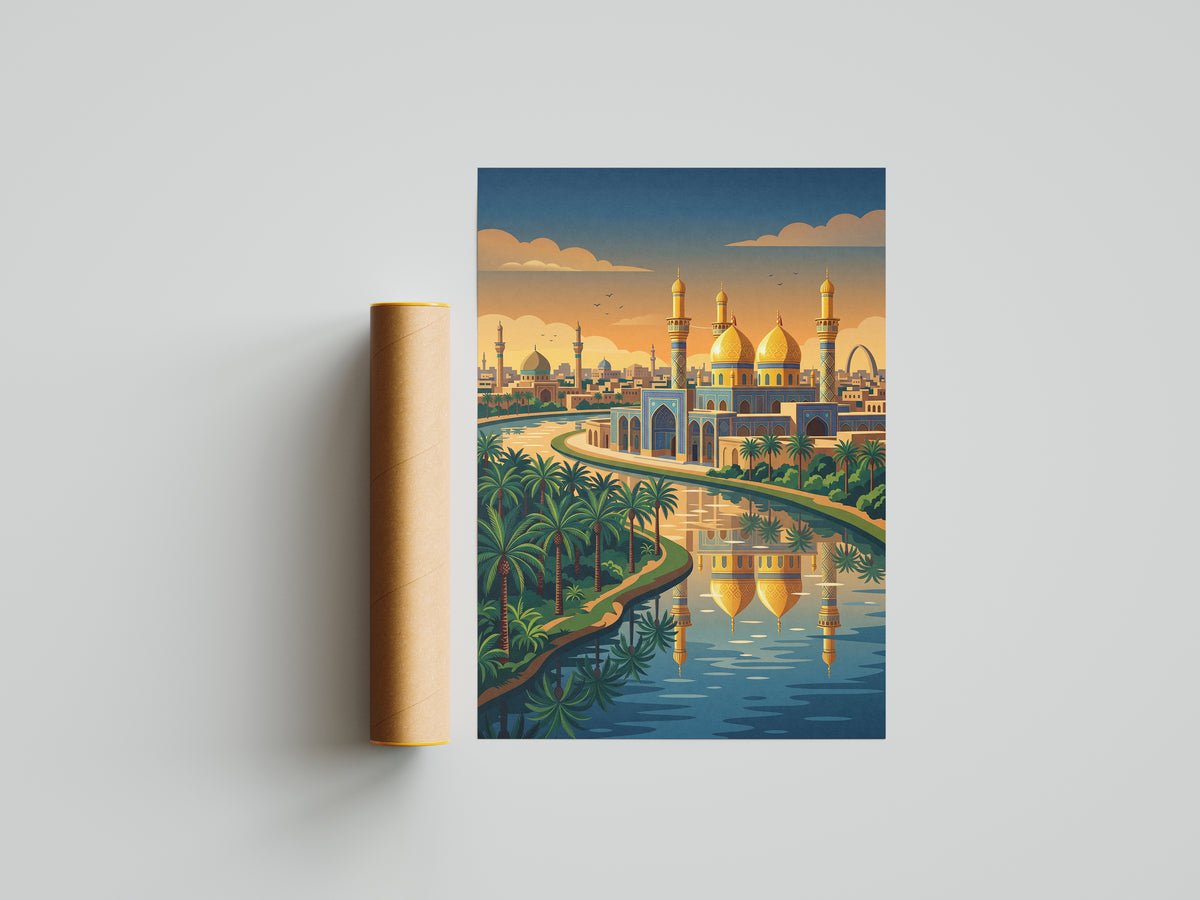 Baghdad Al-Shaheed Monument Poster - Modernist Architecture