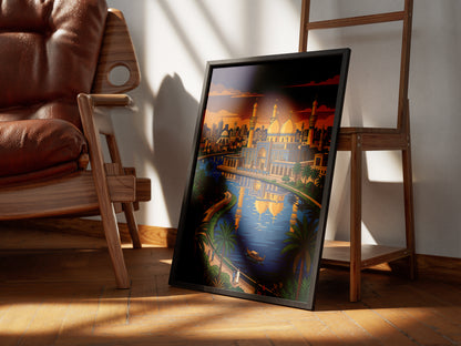 Baghdad Mustansiriya Madrasah Poster - Ancient Abbasid Arches