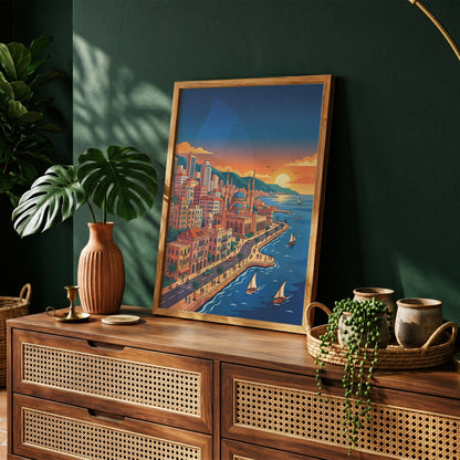 Beirut Lebanon Corniche Poster