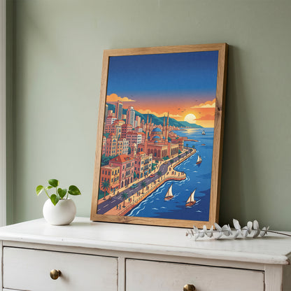 Beirut Lebanon Corniche Poster